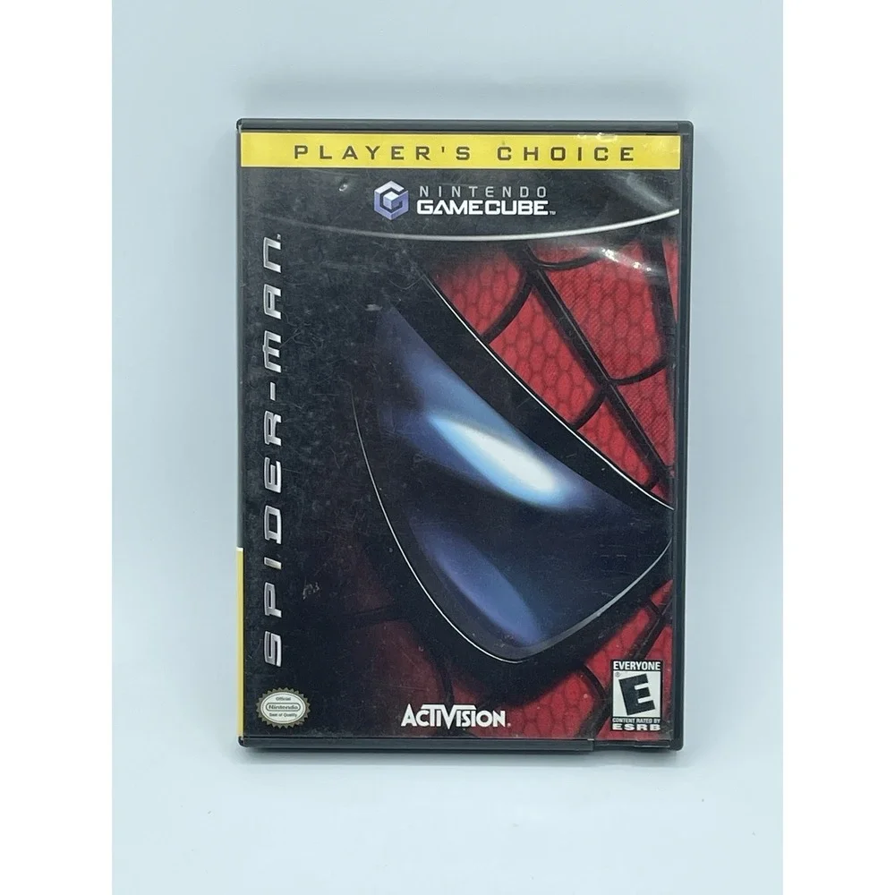 GameCube Spiderman Case and Manual Only